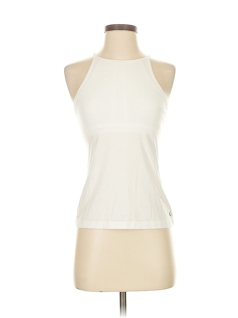 Pre-owned Gap Fit Active Tank Top In White