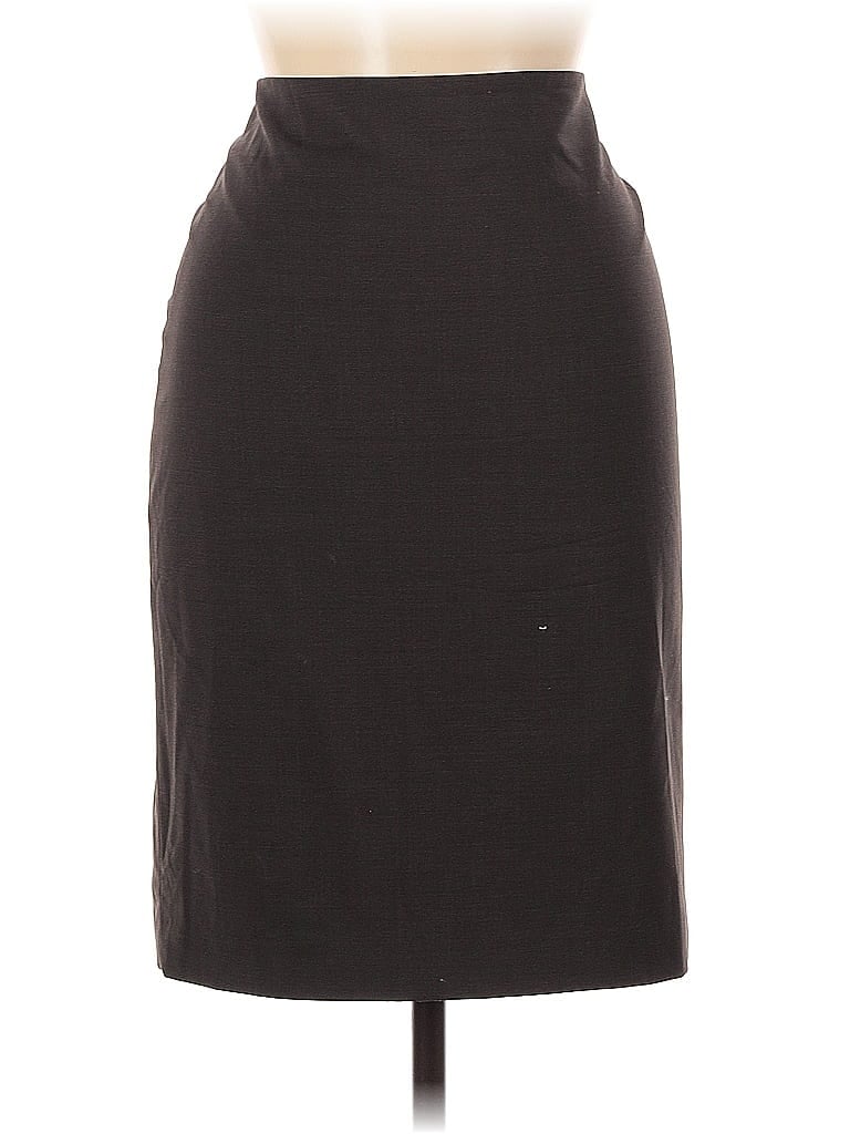 Pre-owned Ann Taylor Wool Skirt In Black