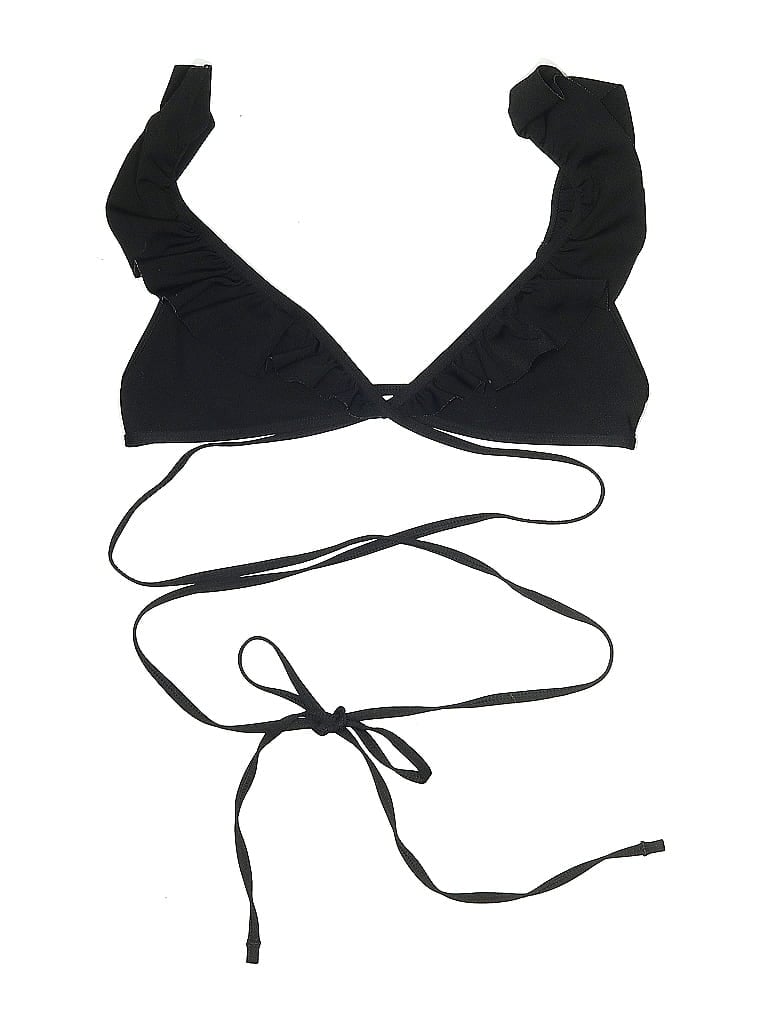 Click to view more detailed imagery on our partner's website Pre-owned Fashion Union Swimsuit Top Black Swimwear