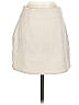 Le Lis Solid Ivory Casual Skirt Size S - photo 2