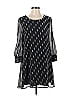 BB Dakota 100% Polyester Chevron-herringbone Black Casual Dress Size XS - photo 1