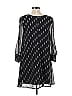 BB Dakota 100% Polyester Chevron-herringbone Black Casual Dress Size XS - photo 2