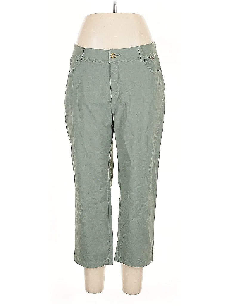 Pre-owned Gerry Khaki Pant In Green
