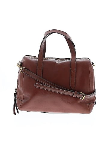 Fossil Leather Satchel (view 1)