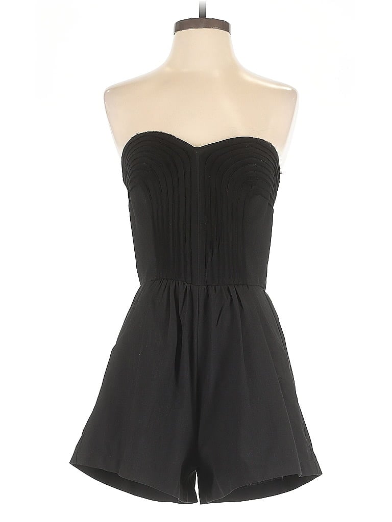 Pre-owned Bar Iii Romper In Black