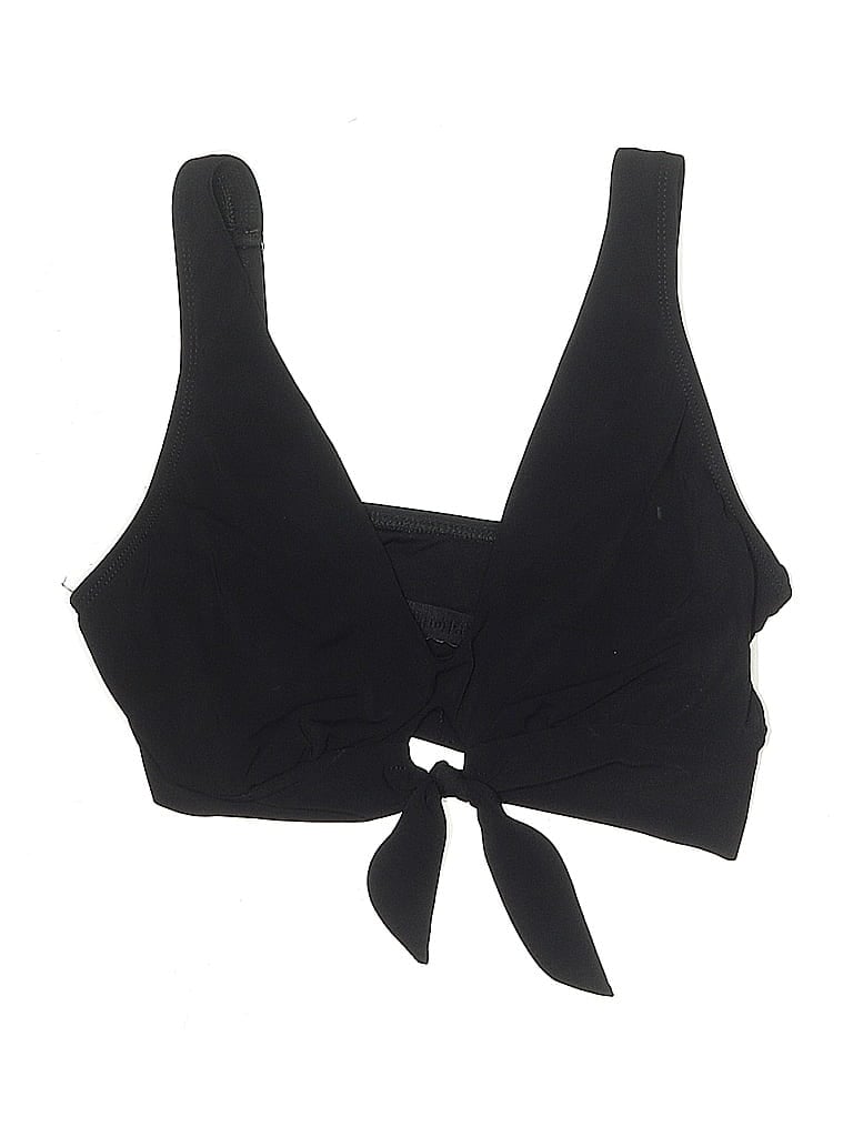 Click to view more detailed imagery on our partner's website Pre-owned Robin Piccone Swimsuit Top Black Swimwear