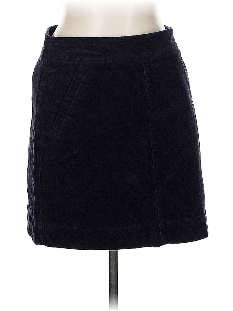 Pre-owned Ann Taylor Loft Denim Skirt In Blue