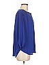 Pleione 100% Polyester Blue 3/4 Sleeve Blouse Size M - photo 4