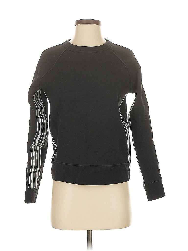 Pre-owned Athleta Pullover Sweater In Black