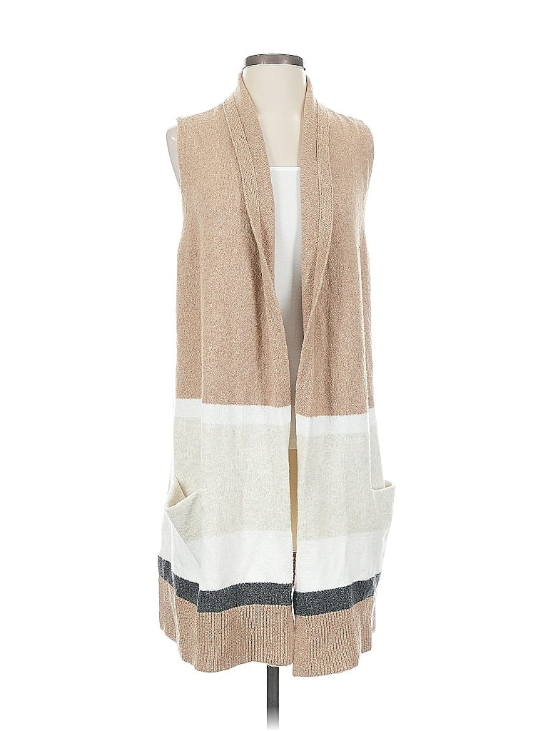 Pre-owned Ann Taylor Loft Sweater Vest In Brown