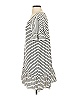 Max Studio Stripes White Casual Dress Size XS - photo 5