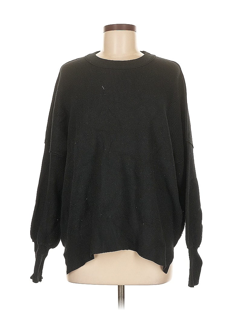 Pre-owned Unbranded Pullover Sweater In Black