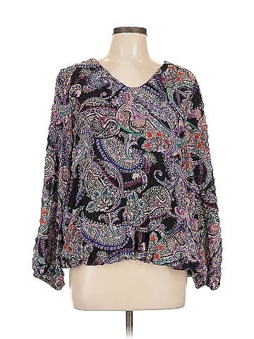 Karen Kane Long Sleeve Blouse (view 1)