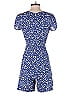 Leifnotes 100% Polyester Hearts Blue Romper Size 4 - photo 2