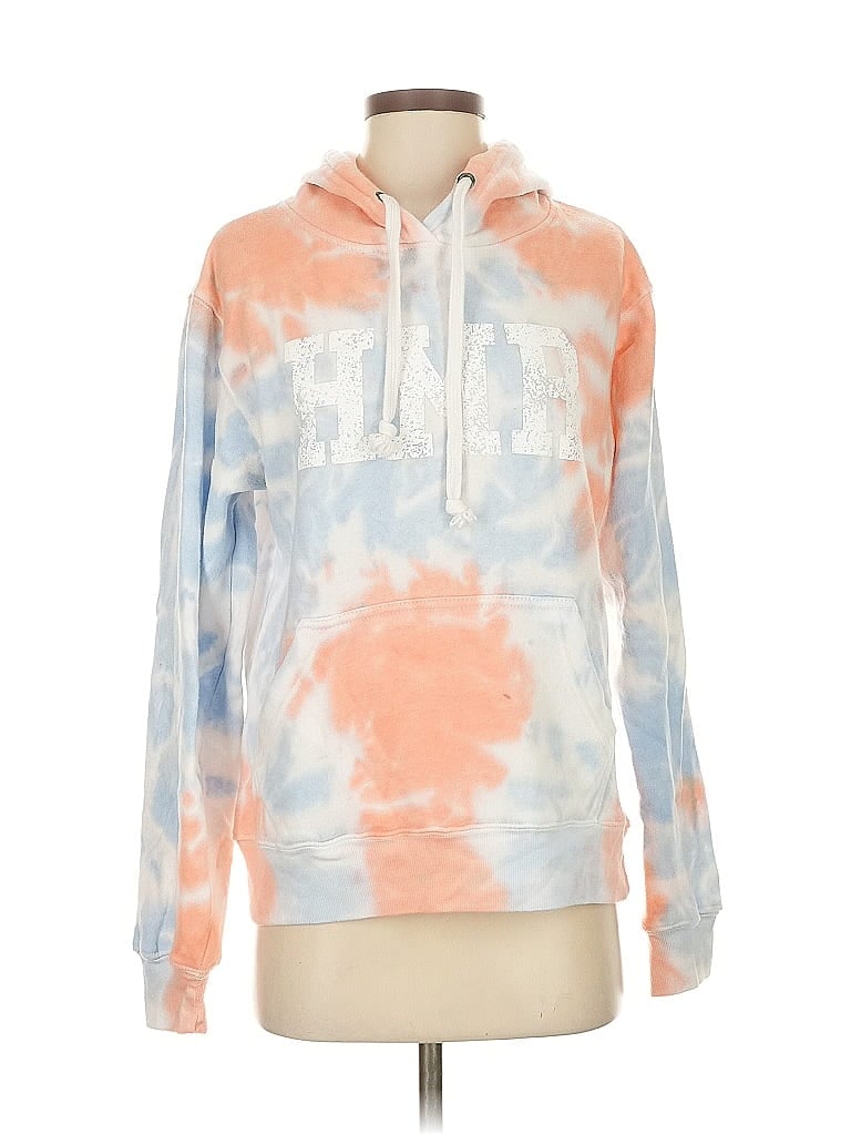 Pre-owned Unbranded Pullover Hoodie In Orange