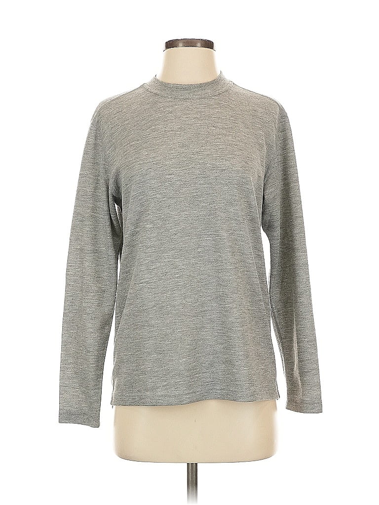 Pre-owned Eddie Bauer Turtleneck Sweater In Gray