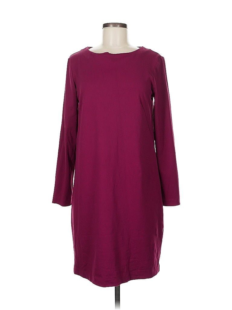 Pre-owned Cynthia Rowley Tjx Casual Dress In Burgundy