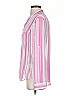 Kut from the Kloth 100% Polyester Stripes Pink Long Sleeve Blouse Size XS - photo 5