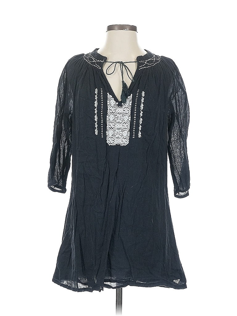 Pre-owned Roxy 3/4 Sleeve Blouse In Blue