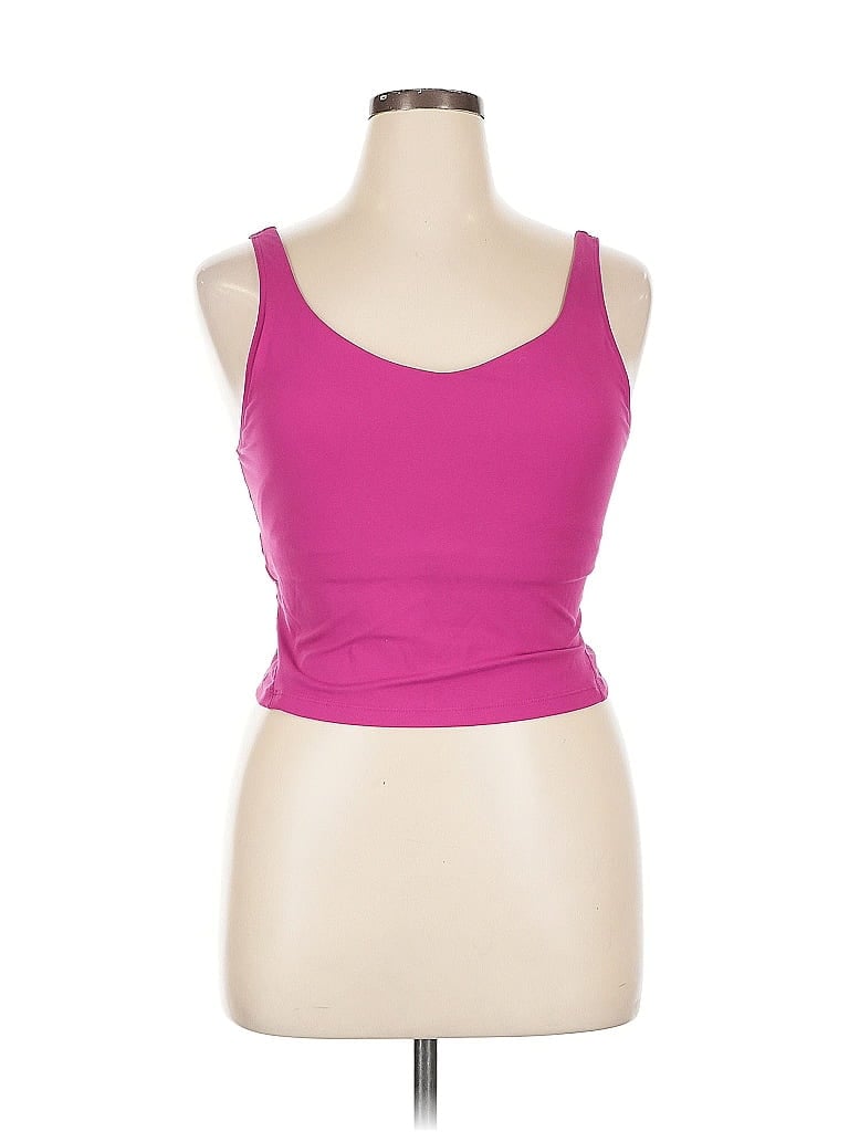 Pre-owned Unbranded Tank Top Pink Strapless Neckline Tops