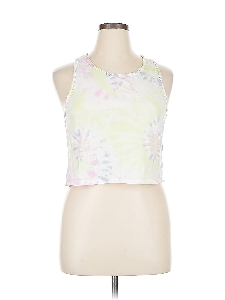 Pre-owned Colsie Tank Top Green Halter Neckline Tops