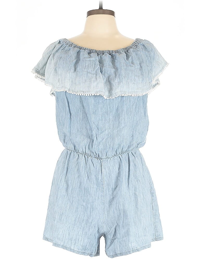 Pre-owned Michael Stars Romper In Blue