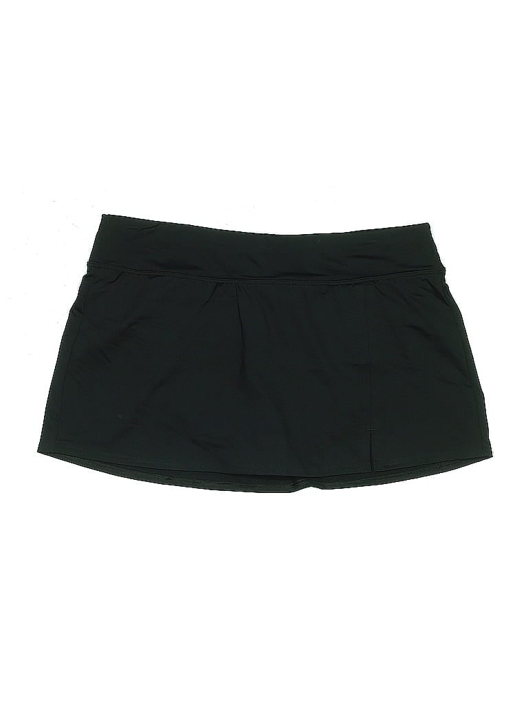 Pre-owned Lands' End Active Skort In Black