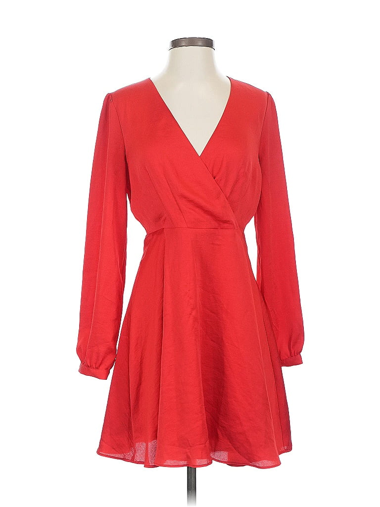 EXPRESS Pre-owned Casual Dress In Red
