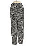 Express 100% Polyester Animal Print Black Casual Pants Size XS - photo 2