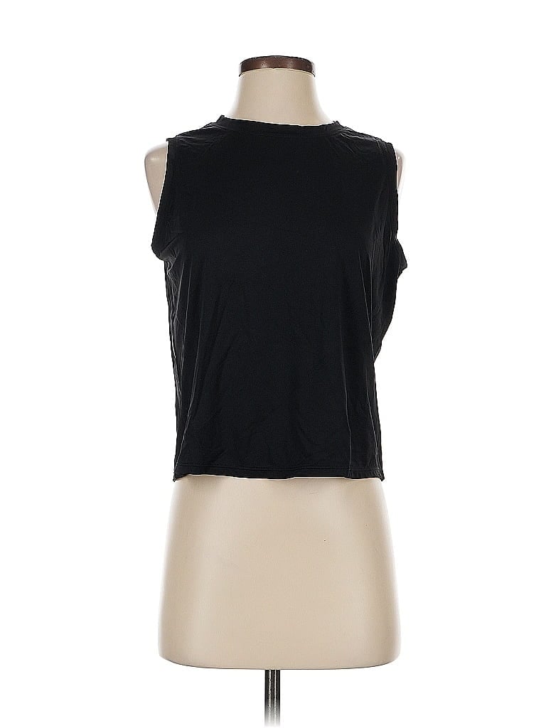 Pre-owned Assorted Brands Sleeveless T-shirt In Black