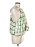 Zara 100% Polyester Green Sleeveless Blouse Size M - photo 4