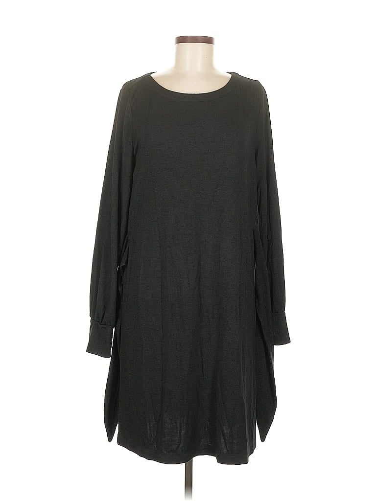 Pre-owned Ann Taylor Loft Casual Dress In Gray