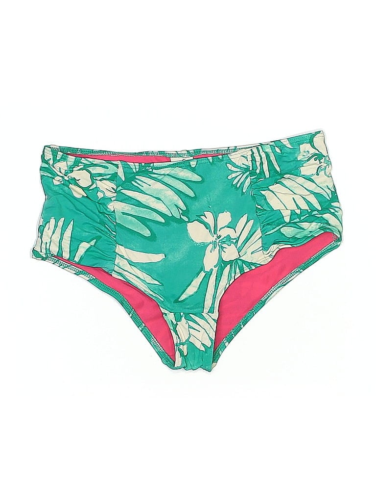 Pre-owned Hollister Swimsuit Bottoms In Blue