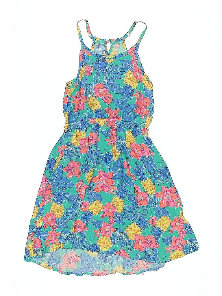 Pre-owned Roxy Girl Kids' Dress In Blue