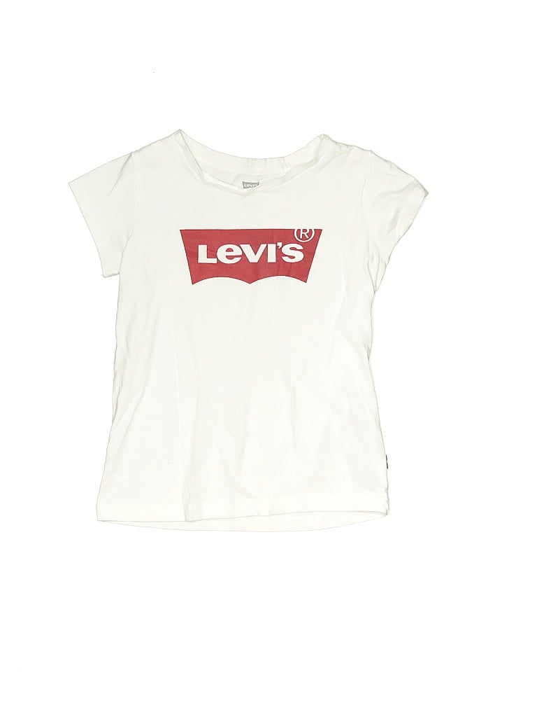 Pre-owned Levi's Kids'  Short Sleeve T-shirt In White