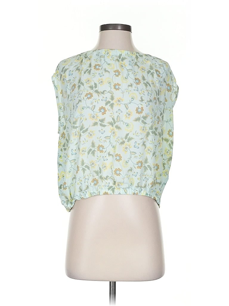 Pre-owned Ann Taylor Loft Sleeveless Blouse In Green