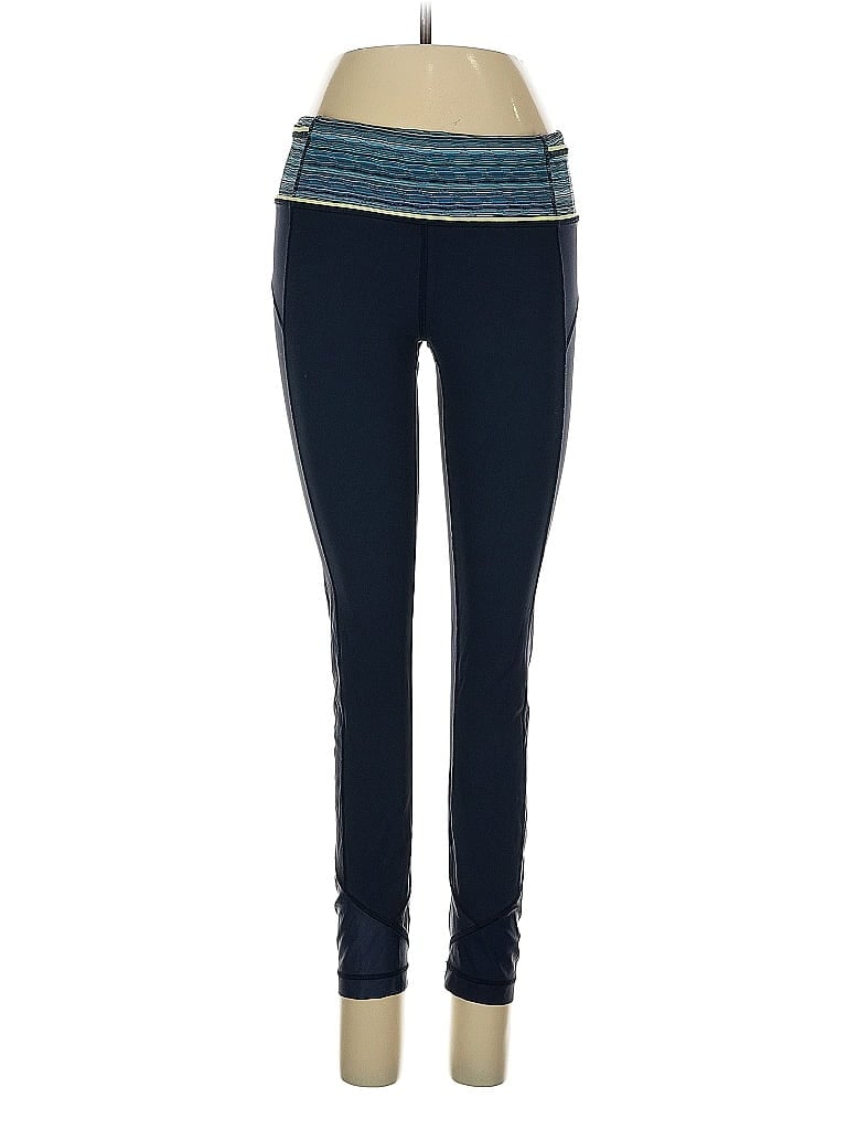 Pre-owned Lululemon Athletica Active Pants In Blue