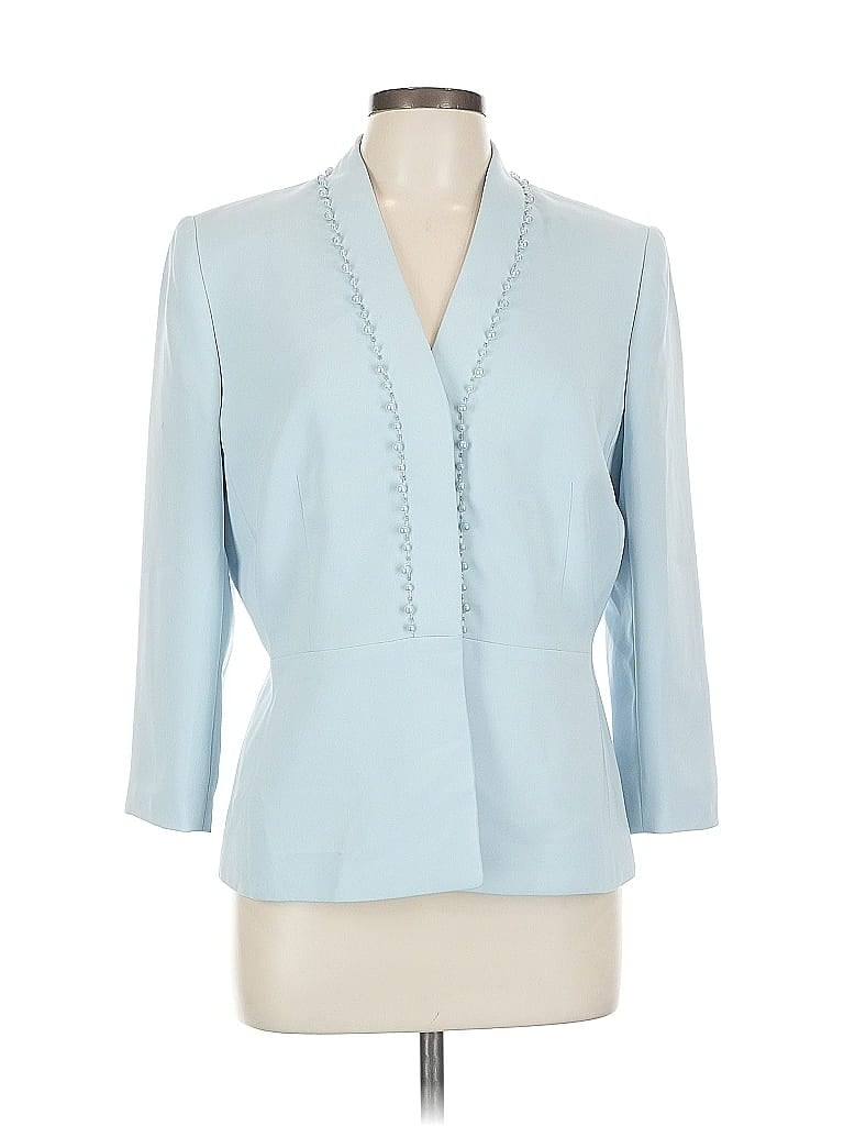 Pre-owned Tahari By Asl Blazer Jacket In Blue
