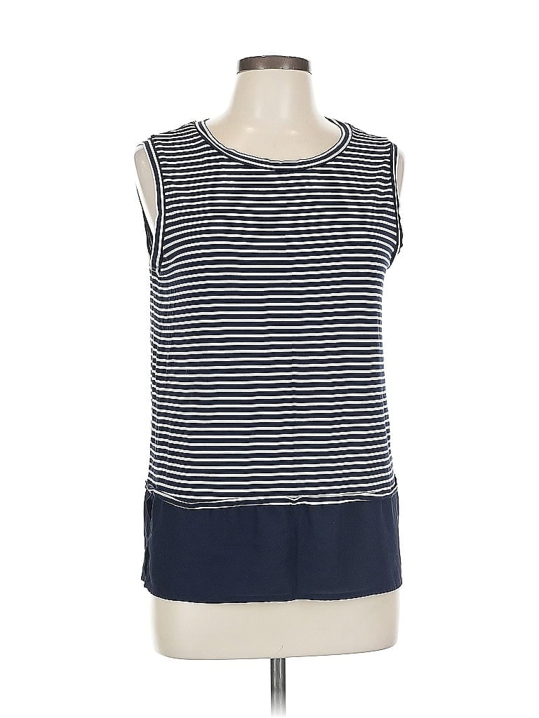 Pre-owned Tahari Sleeveless T-shirt In Blue
