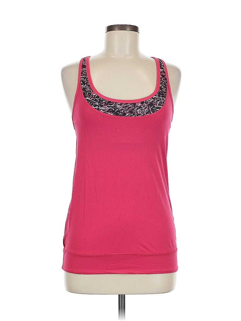 Pre-owned Lululemon Athletica Tank Top Pink Strapless Neckline Tops