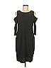 NY Collection Solid Black Cocktail Dress Size M - photo 1