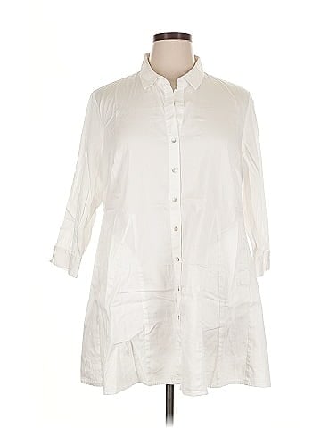 Nic + Zoe 3/4 Sleeve Button-Down Shirt (view 1)