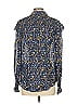 Berenice 100% Viscose Floral Blue Long Sleeve Blouse Size EU 36 / US 6 - photo 2