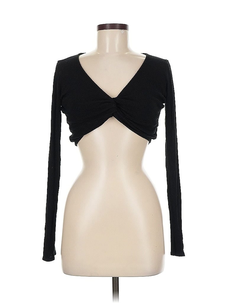 Pre-owned Project Social T Loves Urban Outfitters Long Sleeve T-shirt In Black