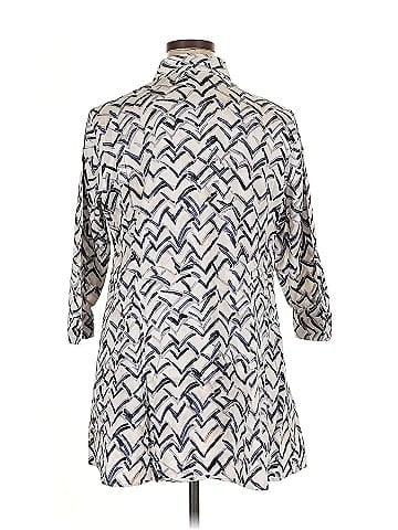 Nic + Zoe 3/4 Sleeve Button-Down Shirt (view 2)