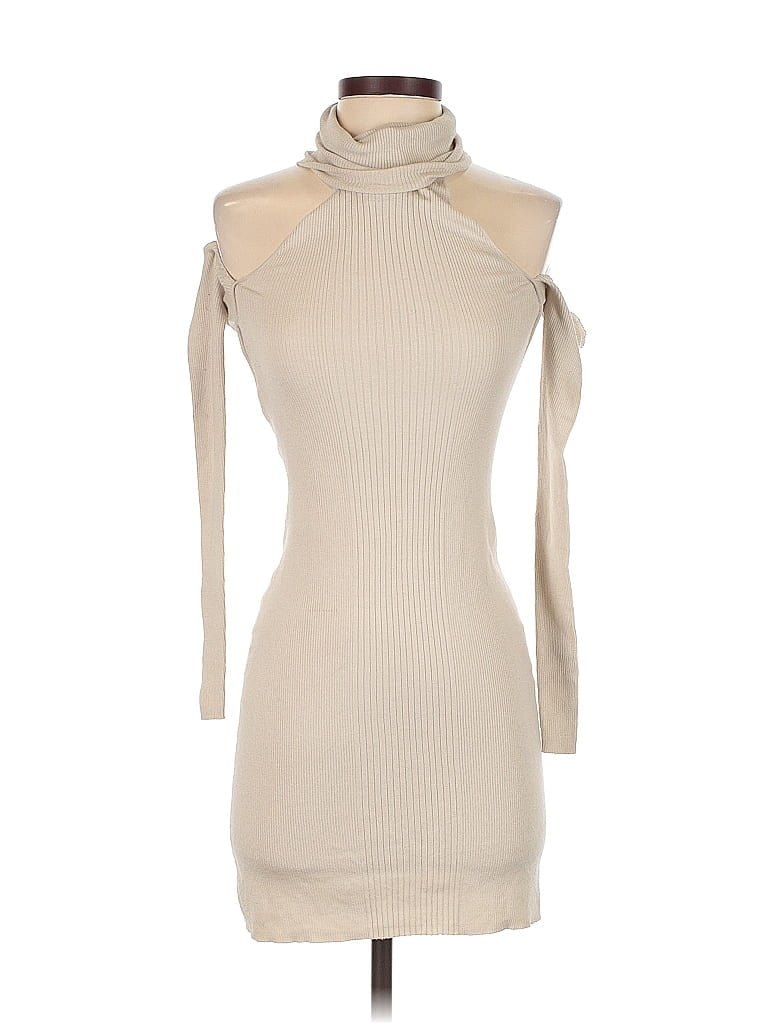 Pre-owned Aya Muse Casual Dress In Brown