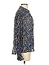 Berenice 100% Viscose Floral Blue Long Sleeve Blouse Size EU 36 / US 6 - photo 4