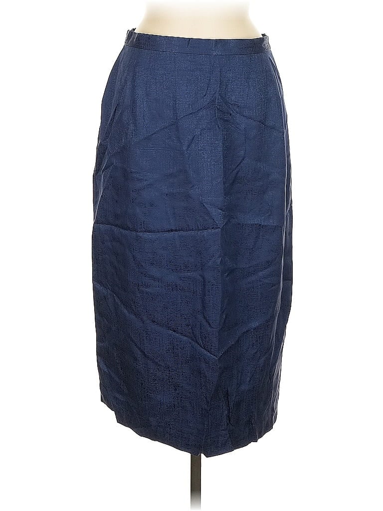 Pre-owned Unbranded Formal Skirt In Blue
