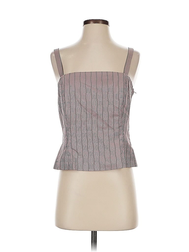 Pre-owned Collection Sleeveless Blouse In Gray