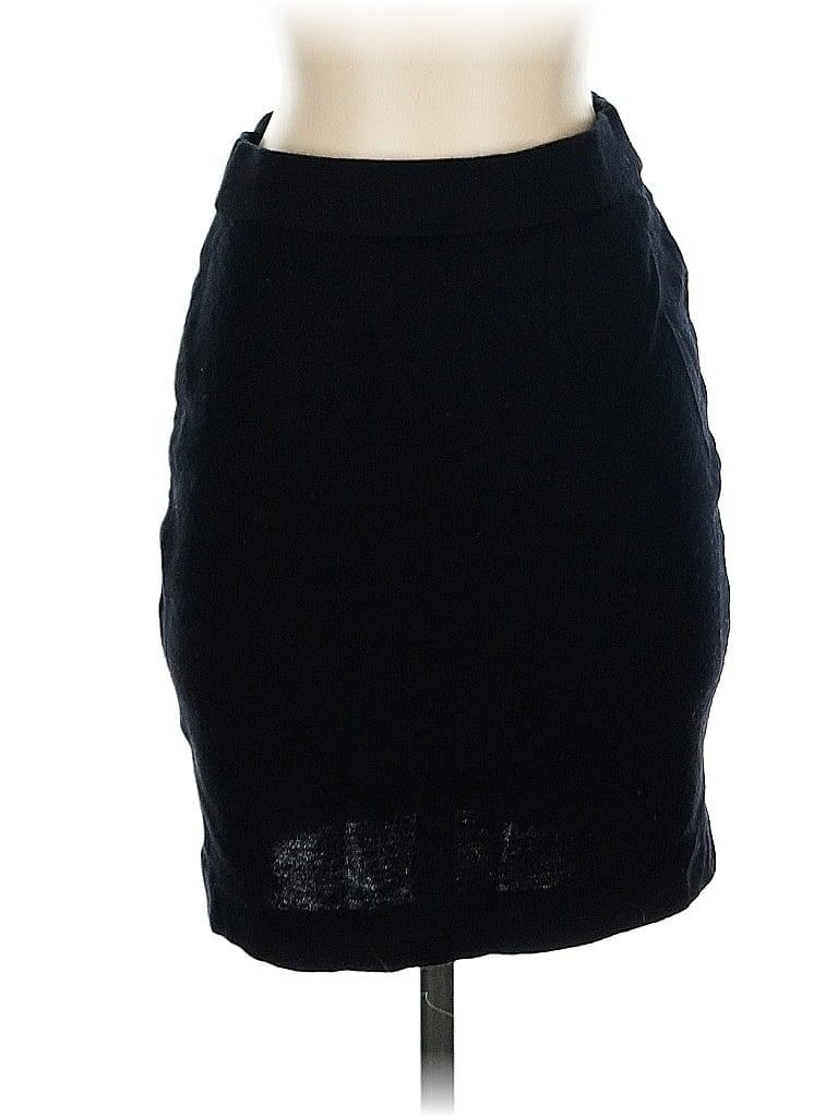 Pre-owned Andrea Jovine Wool Skirt In Black